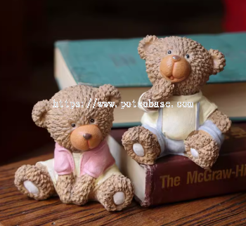 Modern Bear Home Decoration  PC1247-31007 American desktop children's room cartoon trendy brand bear welcome bear sweetheart bear space bear cake bear confession bear ornaments