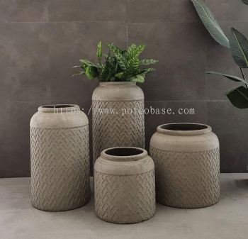 FRP Fiberglass Pot PC1247-17056 Retro Style Flowerpot Pot Soft Vase Jiji Style Vase Large Jar Retro Large Flowerpotŷ绨װƿNۼŷ绨ƿŹ޸Ŵ Pasu Bunga Gaya Retro Pasu Lembut Pasu Gaya Jiji Balang Besar Pasu Bunga Besar Retro