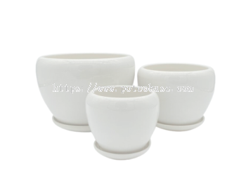 Ceramic Apple Pot PC1247-19041-3  Ceramic Apple Flower Pot Nordic Style Creative High-End Large Diameter Indoor And Outdoor Flower Pot 陶瓷苹果花盆北欧风格创意高端大口径室内外花盆 Pasu Bunga Epal Seramik Gaya Nordic Kreatif Mewah Berdiameter Besar Dalam Dan Luar Pasu