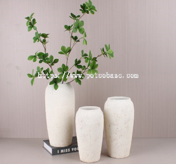 Ceramic Vase PC1247-19743 High-end simple ceramic vase tabletop flower arrangement water-raised dried flower flower vase ins style high-looking living room decoration