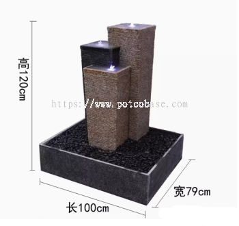 Premium Water Fountain Simple Fountain, Fish Pond, Water Feature, Flowing Water Ornaments, Office Floor-Standing Ornaments, Balcony Courtyard Landscaping Decoration 高级水景喷泉简约喷泉鱼池水景流水摆件办公室落地摆件阳台庭院造景装饰 Air Pancut Premium Air Pancut Ringkas, Kolam Ikan, Ciri Air, Perhiasan Air Mengalir, Hiasan Lantai Pejabat, Hiasan Landskap Halaman Balkoni