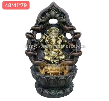 Premium  Ganesha Water Fountain PC1247-59062 Statue Decorative Water Fountain Elephant God Figurine Indoor Home Decor ˮd ˮ[  ˮ Ќˮ}D ˮd ^ڼPӈݘƷ ˮd-  Hiasan air mengalir gajah, kornukopia air mengalir, perhiasan, besen air mengalir, set air mengalir bertuah, perhiasan air mengalir, hiasan ruang tamu, hiasan rumah, hiasan ciri air patung Buddha