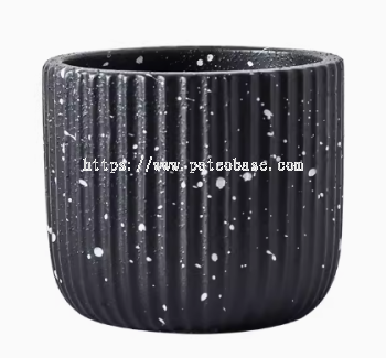 Cement Pot PC1247-19701Black Flower pot succulent potted ornaments creative balcony green plants living room decoration outdoor courtyard advanced