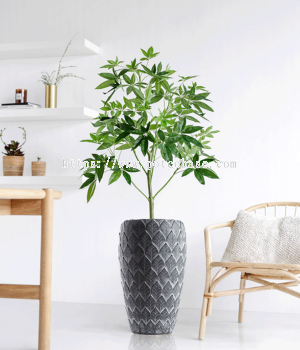 Fiberglass Pot PC1247-17153 Nordic creative simple flower pot high round living room balcony courtyard green plant potted large floor-standing flower pot wholesale 北欧创意简约花盆高圆形客厅阳台庭院绿植盆栽大落地花盆批发 Pasu bunga sederhana kreatif Nordic bulat tinggi ruang tamu balkoni halaman halaman hijau pasu bunga besar berdiri di lantai borong