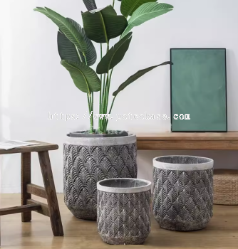 FRP Fiberglass Pot PC1247-17136 Nordic Classical Flowerpot Artistic Creative Fan Leaf Living Room Floor-Standing Creative Extra-Large Flowerpot 北欧古典花盆艺术创意扇叶客厅落地创意特大花盆 Pasu Bunga Klasik Nordic Daun Kipas Kreatif Artistik Ruang Tamu Berdiri Lantai Kreatif Pasu Bunga Lebih Besar