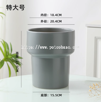 Ceramic Pot PC1247-19780 Ceramic Flower Pots High Simple Green Plant Flower Pots For Home Living Room 陶瓷花盆高简约家用客厅专用绿植花盆 Pasu Bunga Seramik Tinggi Pasu Bunga Tumbuhan Hijau Ringkas Untuk Ruang Tamu Rumah