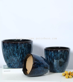 Ceramic Pot PC1247-19778 Ceramic Flowerpot For Home Living Room Large Caliber High-End Peacock Blue Nordic Style Internet Celebrity High-End Living Room Flowerpot 陶瓷花盆家用客厅大号口径高级感孔雀蓝北欧风网红高档客厅花盆 Pasu Bunga Seramik Untuk Ruang Tamu Rumah Berkaliber Besar Merak Mewah Biru Gaya Nordic Selebriti Internet Pasu Bunga Ruang Tamu Mewah