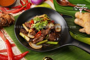 Beef Ginger With Spring Onion