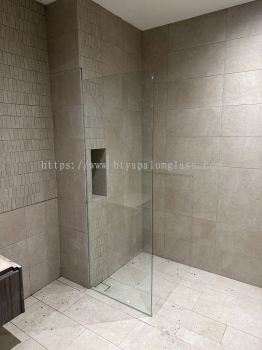 Fix one panel shower screen