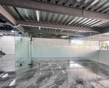 Tempered Glass Partition