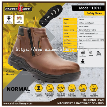 (NORMAL) HAMMER KING'S SAFETY SHOES 13013