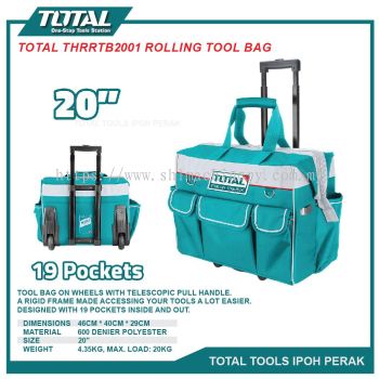 TOTAL THRRTB2001 Rolling Tool Bag