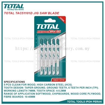 TOTAL TAC51101D Jig Saw Blade