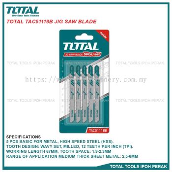 TOTAL TAC51118B Jig Saw Blade