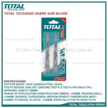 TOTAL TAC52644D Sabre Saw Blade