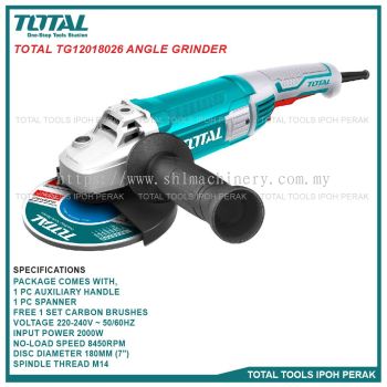 TOTAL TG12018026 Angle Grinder