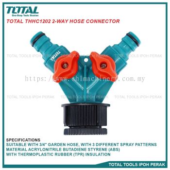 TOTAL THHC1202 2-Way Hose Connector