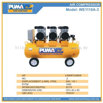 PUMA WE1110A-3 AIR COMPRESSOR