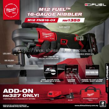 MILWAUKEE M12 FUEL 16-Gauge Nibbler M12 FNB16-OX