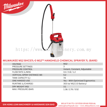 MILWAUKEE M12 BHCS7L-0 M12!