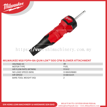 MILWAUKEE M18 FOPH-BA QUIK-LOK!