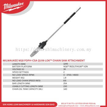 MILWAUKEE M18 FOPH-CSA QUIK-LOK!