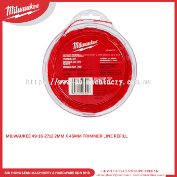 MILWAUKEE 49-16-2712 2MM X 45MM TRIMMER LINE REFILL