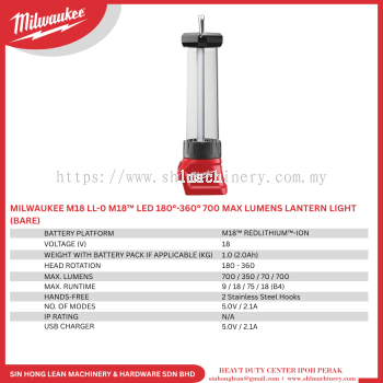 MILWAUKEE M18 LL-0 M18!