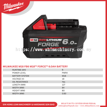 MILWAUKEE M18 FB6 M18!