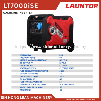 LAUNTOP LT7000iSE GASOLINE INVERTER