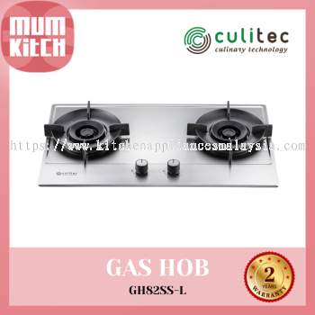 CULITEC Gas Hob 2 Burner 5.0kW Stainless Steel (GH82SS-L)