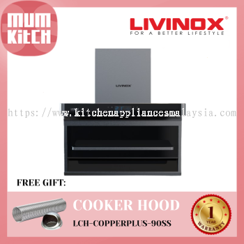 LIVINOX Cooker Hood COPPERLUS L Hood 1750m3/h (LCH-COPPERPLUS-90SS)