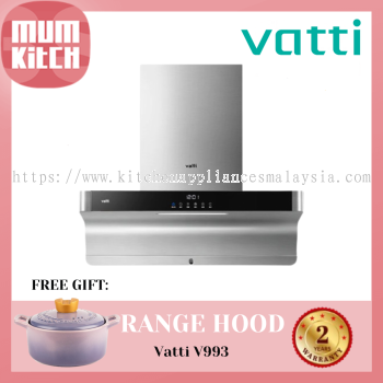 VATTI Cooker Hood 2500m3/h Hot Pressure Steam Wash (V993)