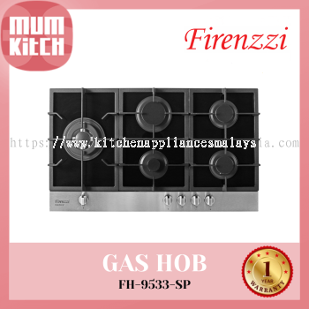 FIRENZZI 5 Burner Built-in Gas Hob (FGH-9533-SP)