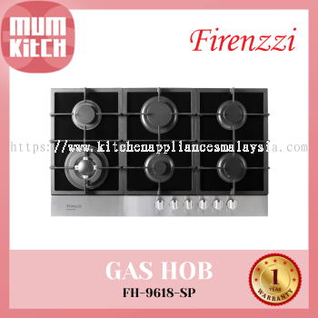 FIRENZZI 6 Burner Built-in Gas Hob (FGH-9618-SP)