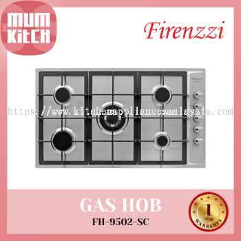 FIRENZZI 5 Burner Built-in Gas Hob (FH-9502-SC)