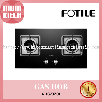 FOTILE Gas Hob  2 Burner 5.0kw Superflame Series GHG73201