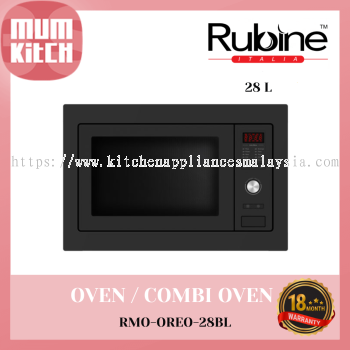 RUBINE Ketuhar Gelombang Mikro 28L OREO RMO-OREO-28BL