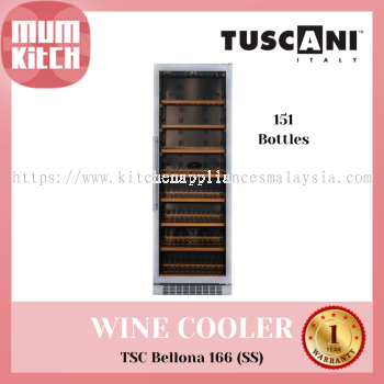 TUSCANI Wine Coolers - Free Standing, 424 Litres - (TSC Bellona 166 (SS))