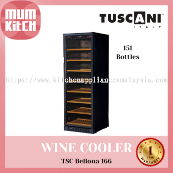 TUSCANI Wine Coolers - Free Standing, 424 Litres (TSC Bellona 166)