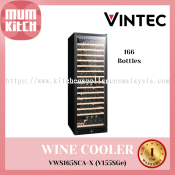 VINTEC Wine Coolers - Free Standing, Max 148 Bottles - VWS165SCA-X (V155SGe)