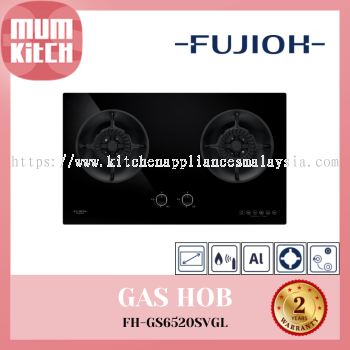 FUJIOH Gas Cooker 2 Burners 5.0KW FH-GS6520SVGL