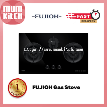  FUJIOH Gas Cooker 3 Burners 5.0KW FH-GS6530SVGL