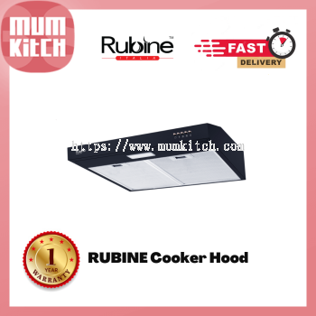 RUBINE Cooker Hood Slim Hood GENOA 920m3/h RSH-GENOA-75BL