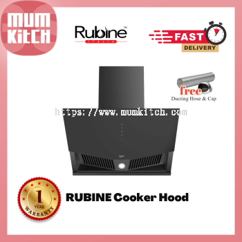 RUBINE Cooker Hood Slanted Hood MARK 1500m3/h RCH-MARK X-BL 