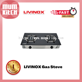 LIVINOX Gas Cooker 2 Burners 3.0KW LGS-802IR