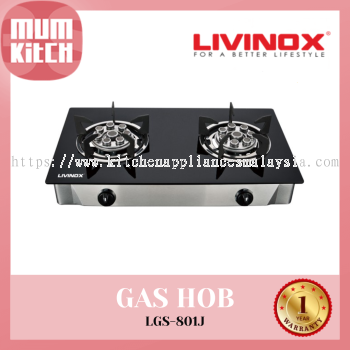 LIVINOX Gas Cooker 2 Burners 4.5KW LGS-801J