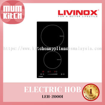 LIVINOX Induction Electric Hob 2 Burners Domino LEH-2000I