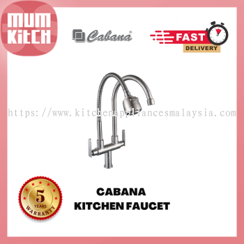 CABANA CB2541SS Pillar Mounted Flexible Head Spout Kitchen Tap