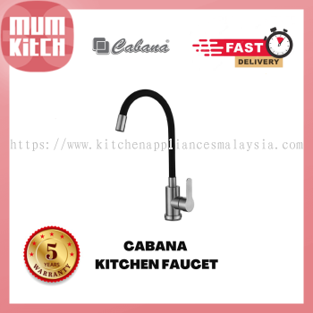 CABANA CB1545SS Pillar Mounted Flexible Hose Kitchen Tap